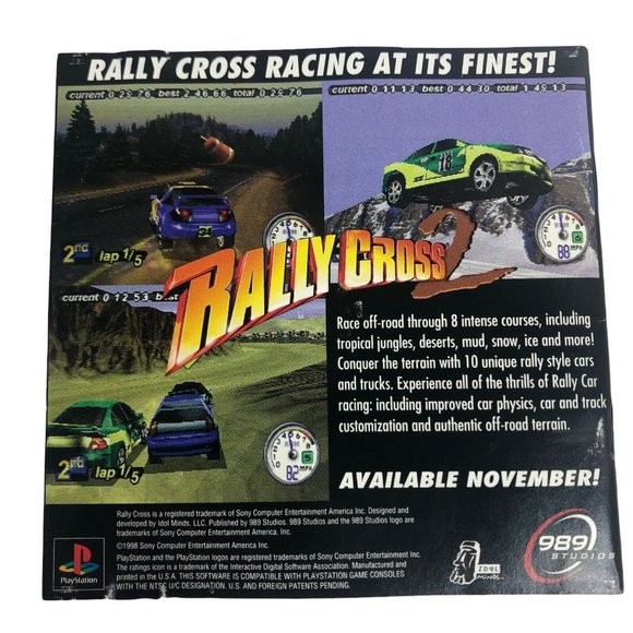 Cool Boarder 3 Sony PlayStation 1 Video Game Complete Disc Manual Case Snowboard - Picture 9 of 9